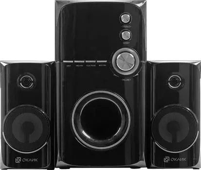 Аудиосистема 2.0 Oklick OK-471, 60 Вт, microSD, Bluetooth, черный (OK-471)