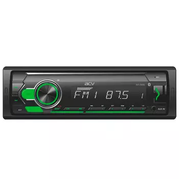 Автомагнитола ACV AVS-912BG, 1 DIN, 0x0 Вт, USB, черный