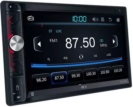 Автомагнитола ACV WD-6920, 2 DIN, 4x50 Вт, USB (1551844)