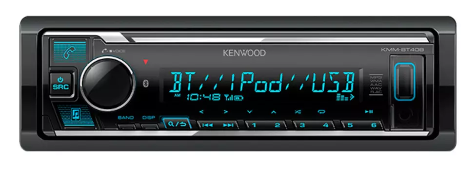 Автомагнитола KENWOOD, 1 DIN, 4x4x50Вт, Bluetooth, черный (KMM-BT408)