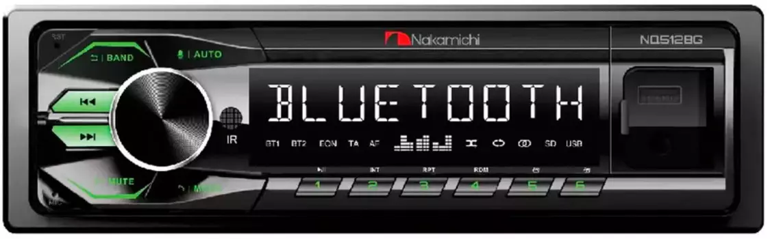 Автомагнитола NAKAMICHI, 1 DIN (NAK-NQ512BG)