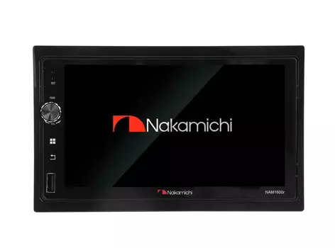 Автомагнитола NAKAMICHI NAM1600r, 2 DIN, 4x50 Вт, USB, Bluetooth, черный (1800676)