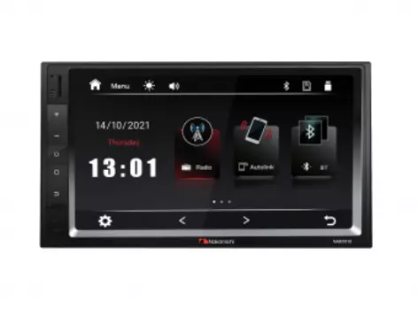 Автомагнитола NAKAMICHI NAM1610, 2 DIN, 4x50 Вт, USB, черный (1594002)