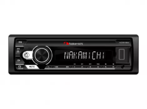 Автомагнитола NAKAMICHI NQ511BW, 1 DIN, 4x50 Вт, USB, черный (1477365)