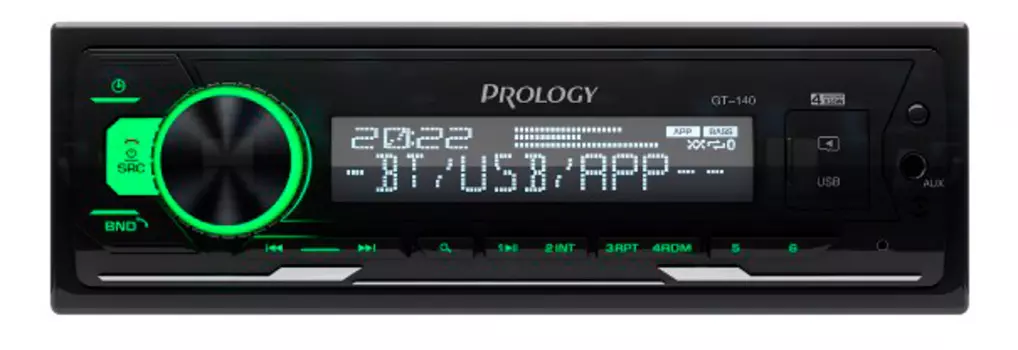 Автомагнитола Prology, 1 DIN, Bluetooth (PRGT140)