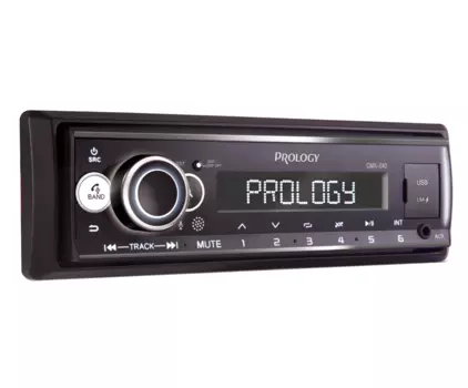 Автомагнитола Prology CMX-240, 1 DIN, 4x55 Вт, USB, Bluetooth, черный (PRCMX240)