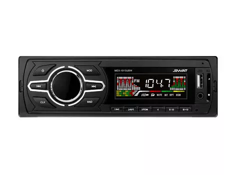 Автомагнитола Swat MEX-1015UBW, 1 DIN, 4x50 Вт, USB
