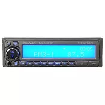 Автомагнитола Swat MEX-3006UBB, 1 DIN, 4x50W, USB