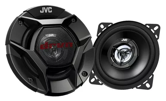 Автомобильная акустика коаксиальная JVC, 35 Вт (220 Вт), 4 Ом, круглая, 2 шт. (CS-DR420)