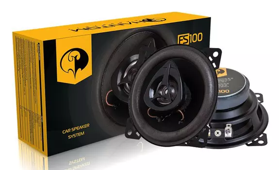 Автомобильная акустика коаксиальные PHANTOM (60 Вт), 95 Гц-20 кГц, 4 Ом, круглая, 2 шт. (MS 100)