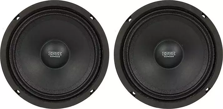 Автомобильная акустика среднечастотная EDGE EDPRO6B-E6, 16.5 см (6.5"), 75 Вт (300 Вт), 3.2 Ом, 2 шт. (EDPRO6B-E6(ПАРА))