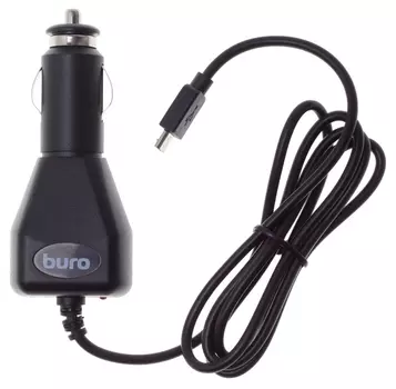 Автомобильное зарядное устройство Buro XCJ-048-EM-1A, 1A, черный