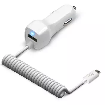 Автомобильное зарядное устройство Jet.A UC-S15W, USB, 2.1А, белый