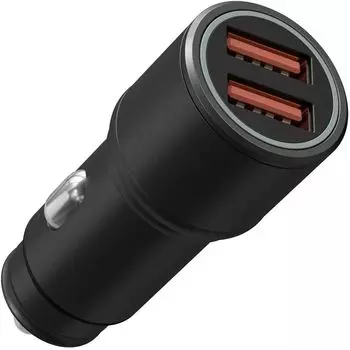Автомобильное зарядное устройство WIIIX UCC-4-2-05-96, 2xUSB, 3А, QC, PD, черный (UCC-4-2-05-96)