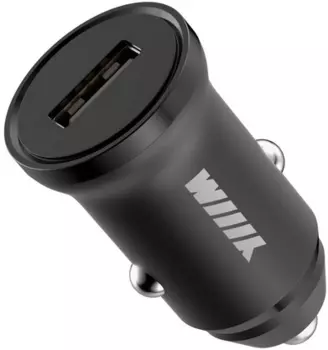 Автомобильное зарядное устройство WIIIX UCC-4-1-11, USB, 2.4А, 18 Вт, QC, черный (UCC-4-1-11)