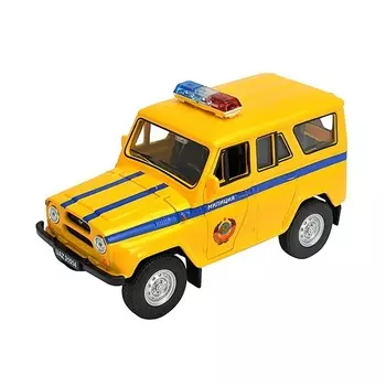 Автомобиль Welly "УАЗ 31514 МИЛИЦИЯ", желтый (42380RT)