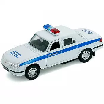 Автомобиль Welly "Волга МИЛИЦИЯ ДПС", белый (42384PB)