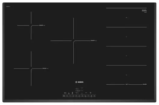 Bарочная панель Индукционная Bosch PXV851FC1E черный (PXV851FC1E)