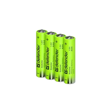 Батарейка Defender EcoLine, AAA (LR03), 1.5V, 4 шт. (56021)