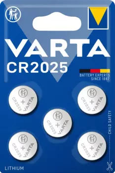 Батарейка Varta Energy, CR2025, 3V, 5 шт. (6025229405)