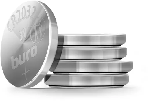 Батарейка Buro CR2032, 3V, 5 шт