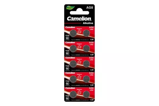 Батарейка Camelion G8 BL-10 Mercury Free, 391A/LR1120/191, 1.5V, 10 шт. (12816)