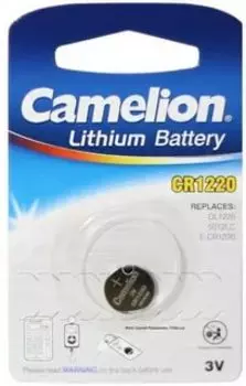 Батарейка Camelion Lithium, CR1220, 3V, 1 шт. (CR1220-BP1)