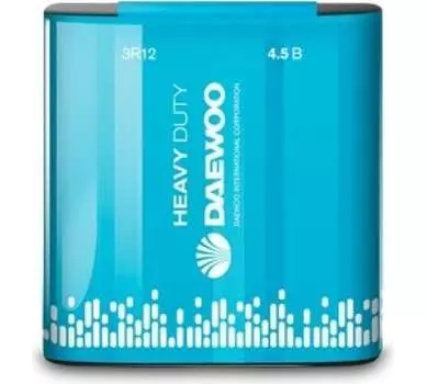 Батарея Daewoo Heavy Duty, 3R12, 4.5V, 1шт. (5029187)