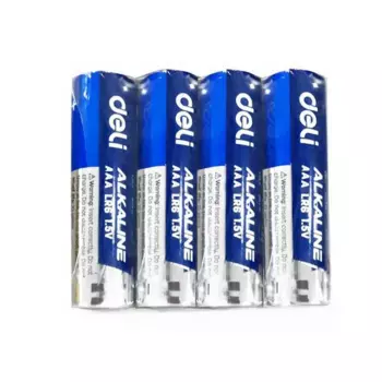 Батарейка Deli E18507, AAA (LR03), 1.5V, 4 шт. (AAA LR03 4PACK)