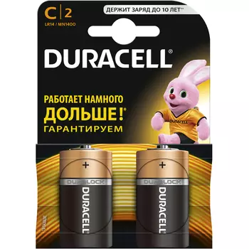 Батарея Duracell Basic LR14-2BL, 1.5V 2шт