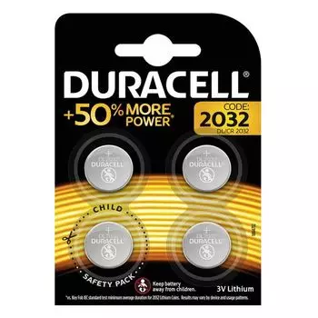 Батарея Duracell CR2032, 3V, 4шт. (CR2032-4BL)