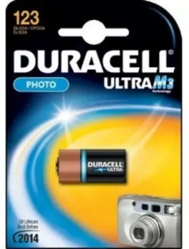 Батарея Duracell DL123A, 3V 1шт