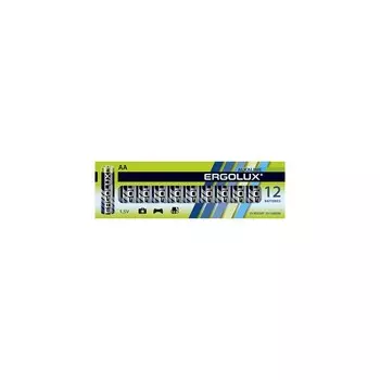 Батарейка Ergolux AA (LR06/15А), 1.5V, 12 шт. (11749)