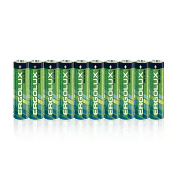 Батарейка Ergolux R03, 1.5V, 10 шт. (15119)