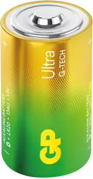 Батарейка GP 13AUA21-2CRSBC2, D (LR20), 1.5V, 2 шт. (4891199226342)