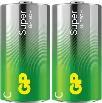 Батарея GP 14AA21RA-2CRS2, C (R14/LR14), 1.5V, 2 шт. (4891199229176)