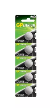 Батарея GP CR2032, 3V, 5шт. (4891199001147)