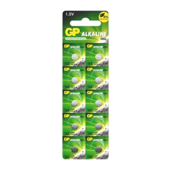 Батарея GP G1/LR621/LR60/364A/164, 1.5V, 10 шт. (4891199025372)