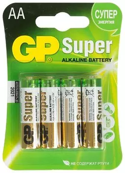 Батарея GP Super, AAA, 1.5V, 30шт. (24A-2CRVS30)