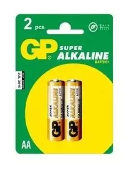 Батарея GP Super Alkaline, AA (LR06/15А), 1.5V, 2 шт. (2722_)