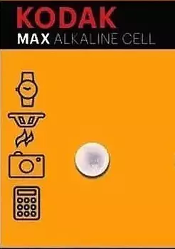 Батарея Kodak MAX, AG3/LR736/LR41/392A/192, 1.5 В, 1 шт.