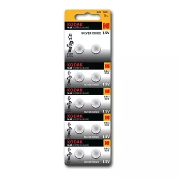 Батарея Kodak Max Silver Oxid Button Cell, SG3/392/SR736, 1.5V, 10 шт. (B0053483)