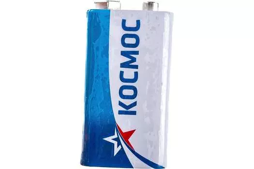 Батарейка Космос крона (6LR61/6LF22/1604A/1604S/6F22), 9V, 1 шт. (KOC6F22)