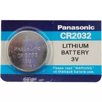 Батарея Panasonic CR2032, 3V 1шт