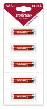 Батарея Smartbuy AAA (LR03), 1.5 В, 5шт. (SBBA-3A05B)
