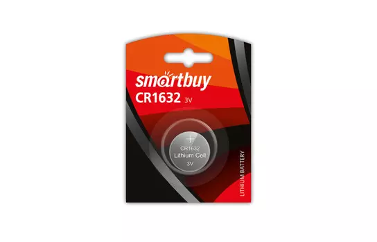 Батарея Smartbuy CR1632, 3V 1шт
