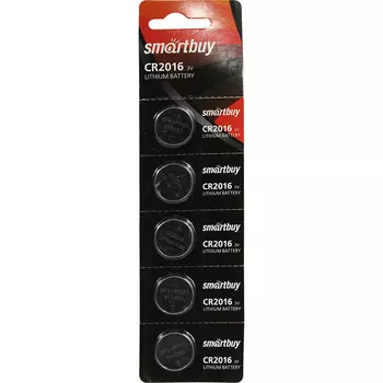 Батарея Smartbuy CR2016-5, 3V 5шт
