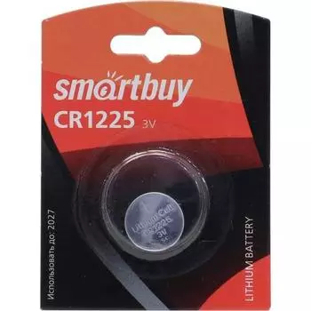 Батарея Smartbuy SBBL-1225-1B, CR1225, 3V, 1 шт.