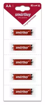 Батарея Smartbuy Ultra Alkaline, AA, 1.5V, 5шт. (SBBA-2A05B)
