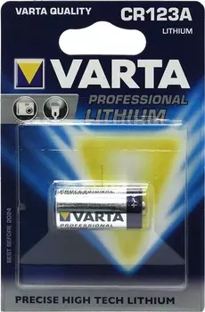 Батарейка Varta CR123 1-BL, 123 (CR123/CR123A/CR17345), 3V, 1 шт. (6205)